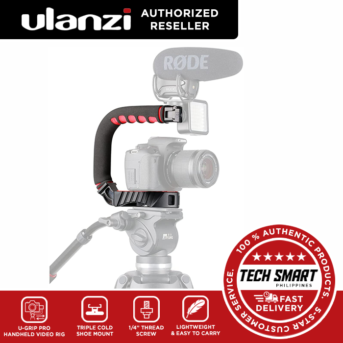 ULANZI U-Grip Pro Handheld Video Rig Steadicam with Triple Cold