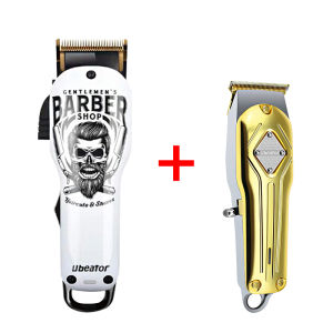Ubeator 2550 3440 Professional Hair Clipper Salon Haircut Set Steel Blades USB Rechargeable Mini Clipper Trimming Grommer