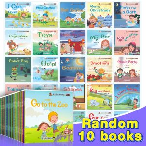 60/40 Books Set Leveled Readers with Reading Sound English Children Story Book for Kids Learning English Bedtime Reading Preschool Enlightenment Education Early Learning Picture Books Toddler Book for Ages 3-6 Child Birthday Gifts