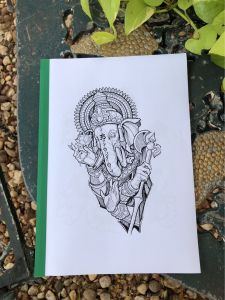 แบบสักลาย ลายพระพิฆเนศ 2 แบบเเทดทูรอยสัก 1 ชุดมี 40 แผ่น (ไม่ใช่สติ๊กเกอร์)