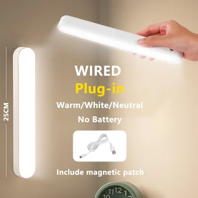 Magnetic Light Bar Rechargeable Desk Light Bar 3000K to 6000K Handheld Illumination for Reading Bedroom Bedside Emergency Lighting for House