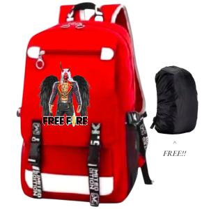 Tas Ranael Anak Sekolah Laki Laki Sd Smp Fashion 4in1FF AR 0155 Ransel Cowo Paket Murah