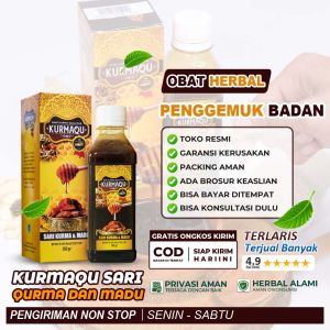 Kurmaqu Madu Herbal Penggemuk Badan Penambah Nafsu Makan Anak dan Dewasa Sari Kurma Dan Madu isi 350gram