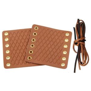 Mountain Bike Handle Grip Cover Nonslip Bicycles Grips Vintage Leather Handle Grips for Electric Bikes Motorcycles