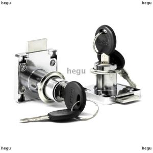 [COD] hegu ล็อคลิ้นชักพร้อม2กุญแจล็อคตู้เหล็กรีดเฟอร์นิเจอร์ฮาร์ดแวร์ CAM ล็อค