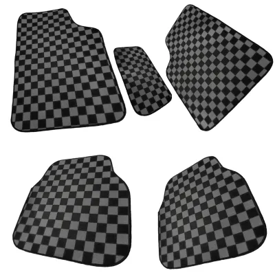 AUTOP Premium Carpet Car Mat Anti-Slip Universal Automotive Floor Mats (5PCS)Thai Car Floor Mat for Perodua Waja City Hrv Ativa Saga Wira Kancil Viva Myvi Bezza Axia Civic Vios X50 X70 Proton Toyota Honda