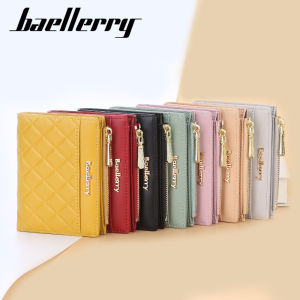 BAELLERRY Import Dompet Wanita Dompet Lipat Dompet Pendek Wanita Dompet Slim Cewek Model Korean Style Fashion Terbaru