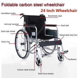 High-Back Reclining Wheelchair Wheelchair For Senior Adult Multi-Function Wheelchair For The Elderly Folding Lightweight With Toilet For The Elderly Paralyzed Trolley Scooter Wheelchair Walker
