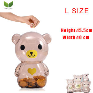 Eversalute Large Size Piggy Bank Big Storage SpaceDurable Plastic Money Bank Coin Bank for Girls and Boys Practical Gifts for Birthday Christmas Gift