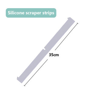 50CM Magic Broom Floor Silicone Wiper 2-in-1 Scraper 180° Rotatable Telescopic Sweepers Mop Wiper Floor Glass Window Tiles  魔术扫把 硅胶扫把