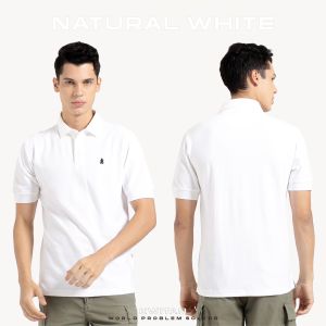 KWITAN Kaos Kerah Polo Shirt WHITE