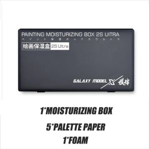 Painting Moisturizing Box 2S Uitra with Painting Decals Stickers Model Brush Coloring Tool T12A13 T12A14 for DIY Gundam Model Acrylic Waterbase Painting Hobby Tool Accessories