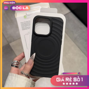 Ốp Điện Thoại Silicon Mềm Chống Sốc Có Sạc Từ Tính Cho iPhone 11/12/13/14/15/16 ProPro Max - Hàng Xịn
