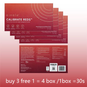 Special Price: RM129/BOX 【Buy 3 Get 1 Free】 Eimele Calibrate Reds Slimming Powder 100% Authentic | 1 Box = 30 Sachets