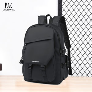 LouisWill Men Backpack Laptop Backpack Waterproof Film Travel Backpack Business Bag College Backpack Casual Shoulder Bag Anti Theft Back Pack School Bag