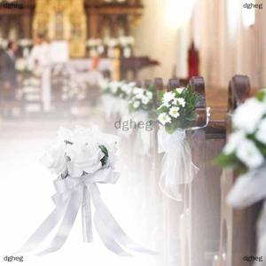 [COD] dgheg Hand Bunch Bridal Holding Flower Artificial Rose Silk Bouquet Bridesmaid Decor