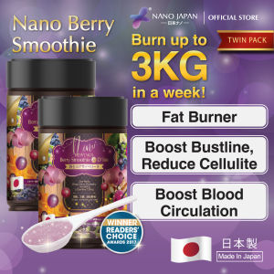 [LAST DAY!!!] [𝐁𝐔𝐍𝐃𝐋𝐄 𝟏+𝟏] Nano Fat Burner Diet Smoothie | Anti Aging | Slimming Weight Loss