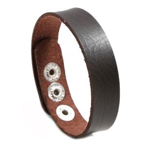 Adjustable PU Leather Wristband Customizable Slider Design For 14 22cm Wrists Lightweight Elegant Gift