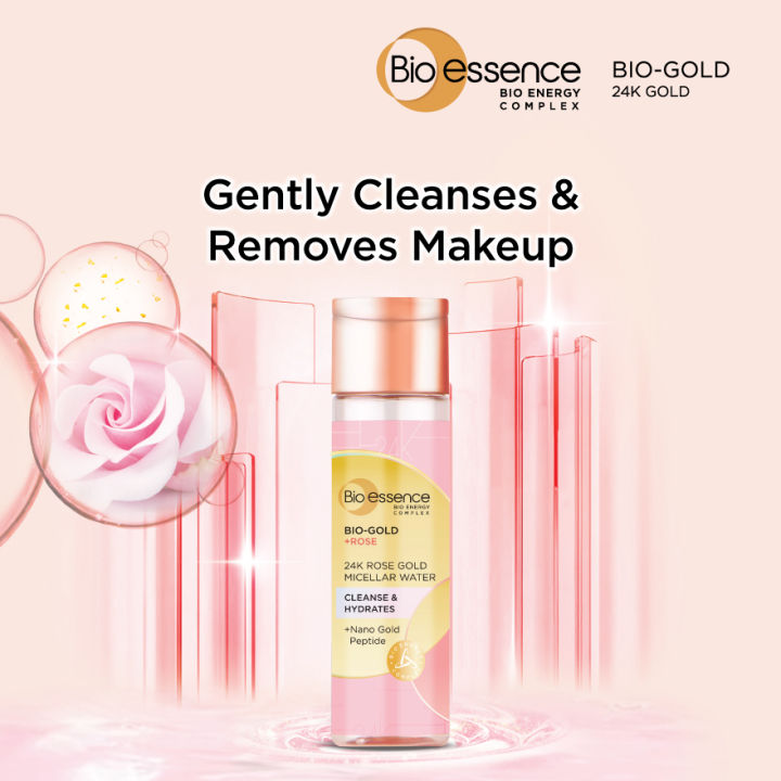 Bio gold water bio essence bio energy complex Bio Essence Bio Gold Rose Gold Water 100ml