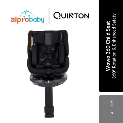 [Alpro Baby] Quinton Wowo 360 Child Seat 1s | 360° Rotation & Enhanced Safety For Comfortable Travel