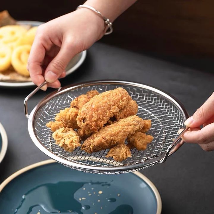 Kitchen Stainless Steel Strainer / Oil Leaking Mesh / Fryer Oil Filter