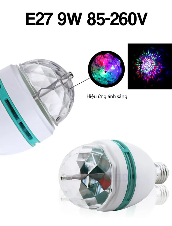 Đèn Led Trang Trí Xoay 360 Độ Nhiều Màu - Đèn Sân Khấu, Đèn Led Xoay Vũ  Trường, Quán Bar, Đèn Trang Trí Phòng Ngủ, Phòng Karaoke | Lazada.vn