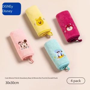 30*30CM Childrens Towels Cant Absorb Water And Lose Hair Than Pure Cotton Soft And Quick-drying Cute Little Face Towels Hang Square Towels