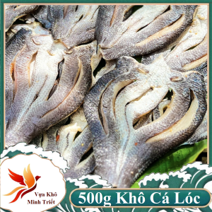 Khô cá lóc 4 nắng (size 5-6 con/kg) Thịt Chắc Ngon Tự Nhiên- VỰA KHÔ MINH TRIẾT