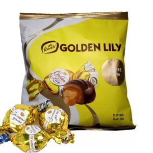 [ Siêu phẩm - Sẵn hàng ] Kẹo Socola Nga Bông Huệ Vàng Konti “Golden Lily” gói 500g