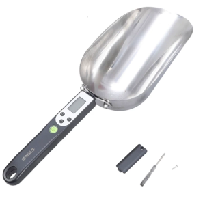 Portable Electronic Measuring Spoon Digital Spoon Scale Animal Feed Weight Scale for Easy Pet Feeding