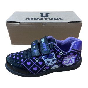 Sepatu Anak Perempuan Sepatu Sekolah Anak Perempuan Murah Karakter Kuda pony Kitty Cantik Warna Hitam Ping Usia 6-10 Tahun Paud TK SD-KIDZTUBS1435060924