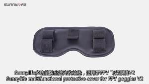 ฝาครอบป้องกันเลนส์ Sunnylife สำหรับแว่นตา DJI FPV V2 ป้องกันฝุ่น แผ่นบังแดด เสาอากาศ ที่เก็บการ์ด microSD ฝาครอบเลนส์