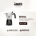Bialetti Brikka Coffee Pot Espresso Coffee Moka Pot Stovetop Coffee Maker Moka Express Crema Foam. 