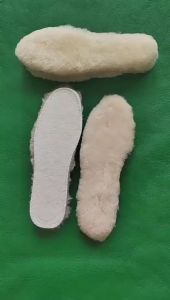 [Free Shipping] Fur And Wool Insoles Full Cushioning For Leather Shoes Non-Slip Height-Increasing Foot-Warming Full Insoles For Men And Women