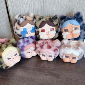 NOVELLEO  Mô hình búp bê Crybaby Đồ sưu tầm  dây chuyền hoạt hình Túi đựng tai nghe Crybaby Ví đựng tiền xu dễ thương Mèo cosplay Móc khóa nhồi bông Crybaby Quà tặng cho trẻ em