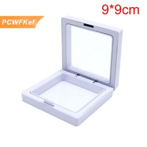 【PCWFKef】 Trắng trong suốt treo hiển thị trường hợp hộp đồ trang sức vòng cổ lưu trữ chủ