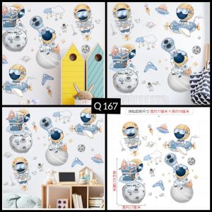 WALLSTICKER WALL STICKER SETIKER STIKER DINDING TEMBOK MOTIF GAMBAR ASTRONOT ANGKASA PLANET WALLPAPER PAPER DEKORASI RUMAH RUANG KAMAR TIDUR BABY ANAK ANAK COWOK LAKI LAKI PREMPUAN HIASAN ASTRONOT ASTRONUT KADO UNIK ULTAH ULANG TAHUN MURAH