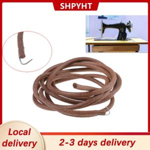 [COD] SHPYHT Local delivery Ship within 24 hours 72  183cm Leather Belt Antique Treadle Parts + Hook For Singer Sewing Machine