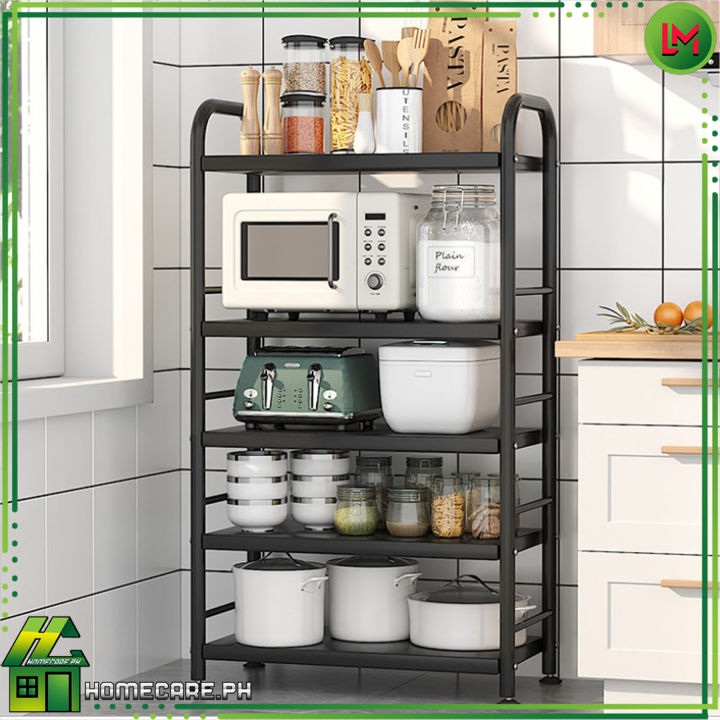 HOMECARE PH. HC-1474Rolling Storage Cart Standing Kitchen Wire Shelving ...