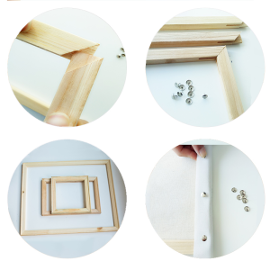 Great-King DIY wood frame for painting by number 【size: 40x50cm】
