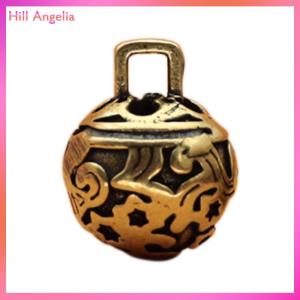 [Hill Angelia] Durable Brass Retro Waist Accessories Small Bell Car Pendant For Gifts Jewelry Pendant Keychain Pendant Birthday Gift