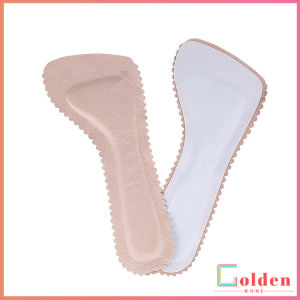 Golden แผ่นรอง รองเท้าส้นสูง แบบนิ่ม กันลื่น มีกาวในตัว ดูดซับเหงื่อ สําหรับผู้หญิง High heel insole