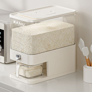 ถังข้าวปิดผนึก วัดกล่องเก็บข้าว ถังข้าวกันน้ํา ภาชนะธัญพืช ครัวแห้งกล่องอาหาร