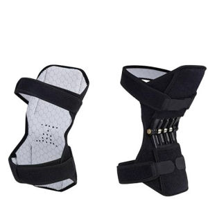 Knee Support Booster Power Lift Joint Support Brace Breathable Rebound Spring Knee Pads Non-Slip Pain Relief
