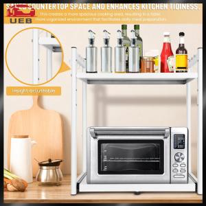 [UEB AUTO]Drawer Oven Storage Rack Multi-Purpose Layered Rice Cooker Shelf Household Countertop Organizer Kitchen Accessories