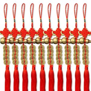 送朱砂 已开光五帝铜钱真品黄铜葫芦朱砂五帝钱化解门对门招财祈福摆件车内挂件 Send Cinnabar Has Been Opened Five Emperors Copper Coins Authentic Brass Gourd Cinnabar Five Emperors Coins Dissolve Door To Door Fortune and Blessing Ornaments Car Pendant