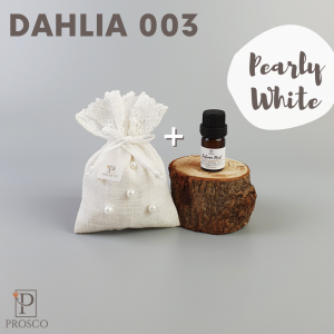 Prosco Dahlia Scented Sachet 003 ถุงหอม เพิ่มความหอม ถุงหอมปรับอากาศ ถุงหอมดอกไม้แห้งธรรมชาติ ดับกลิ่น ตู้เสื้อผ้า ห้องน้ำ รถ ของชำร่วย ของขวัญ