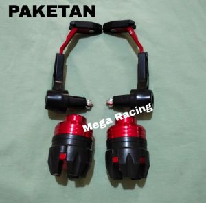 Paketan variasi motor proguard robot cnc plus jalu as roda depan buah naga cocok untuk semua motor