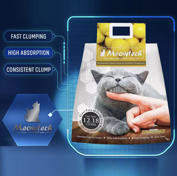 MEOWTECH ULTRA PREMUIM CAT LITTER CAT SAND 12.8L Lazada PH