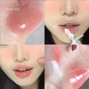 Dorisna Light Mirror Lip Glaze with Sponge Head Applicator Liquid Lipstick Cream Water Gloss Waterproof Long Lasting Lip Tint
